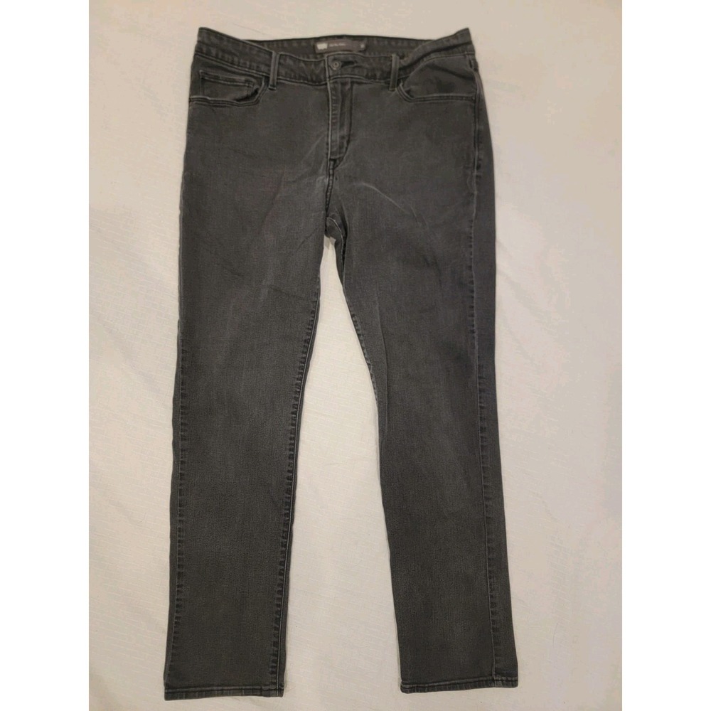 Levi's stretch jeans: Mid-rise Skinny fit, Black Wash Womens‎ 16   Flattering